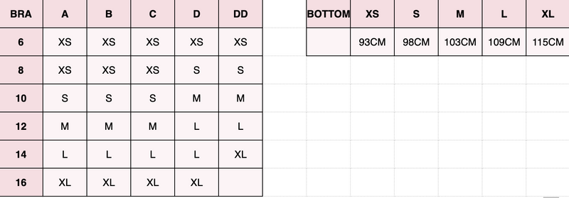 Sizing Chart